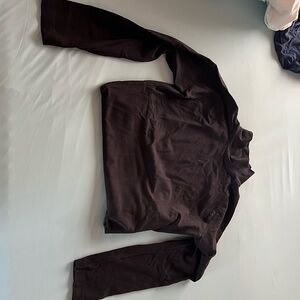 Figs seamless mock neck top